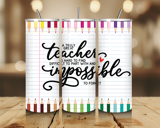 A Truly Great Teacher is Hard to Find