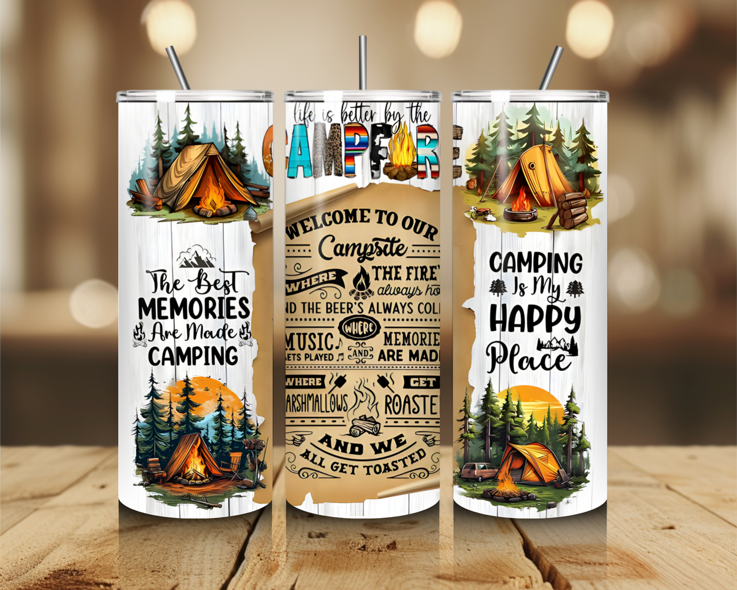 Life is better by the campfire 20oz Tumbler