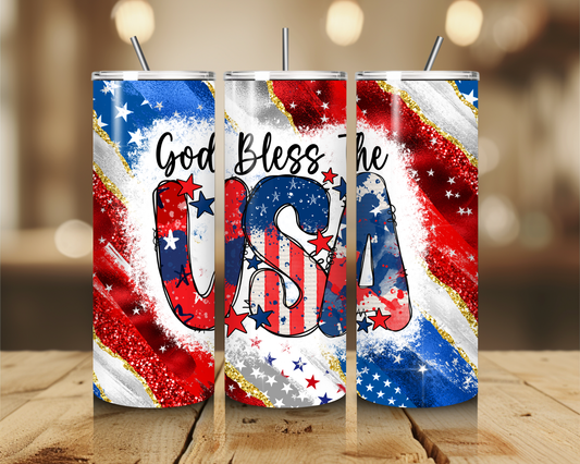 God Bless the USA 20oz Tumbler