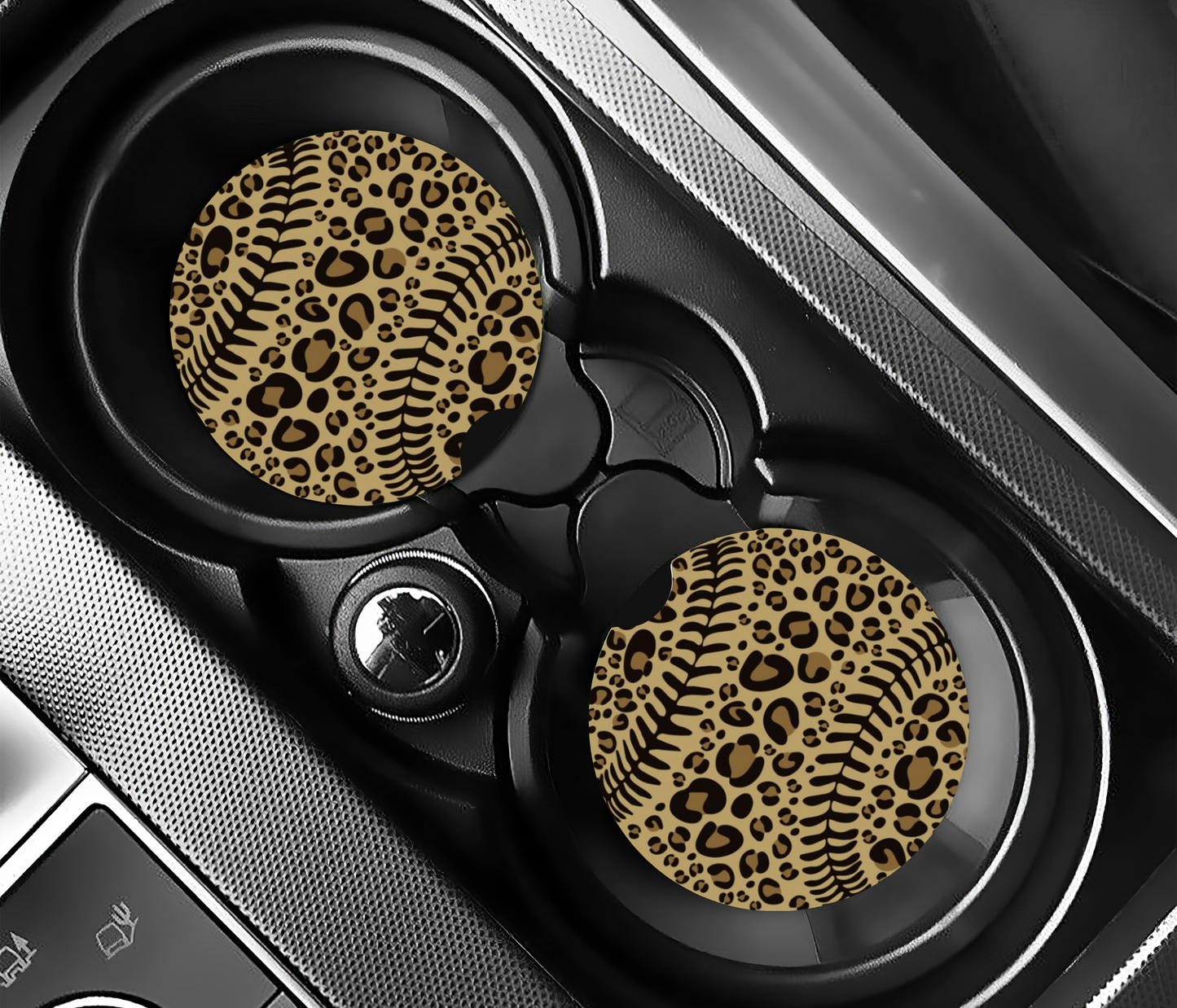 Cheetah Print Baseball (Brown & Black)