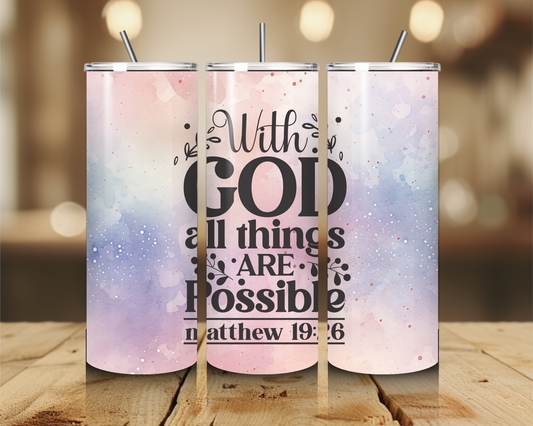 With God All Things Are Possible