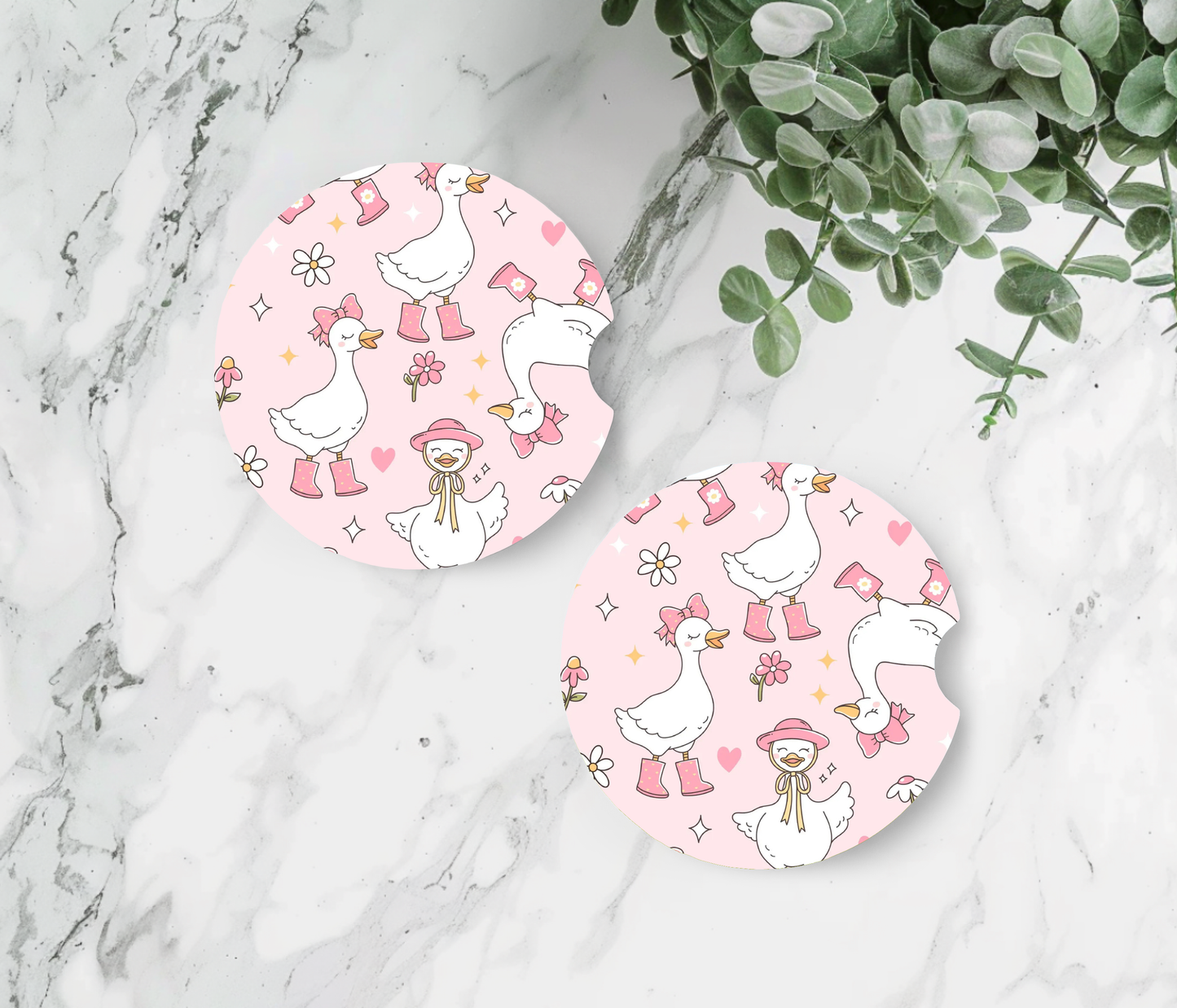 Pink Geese
