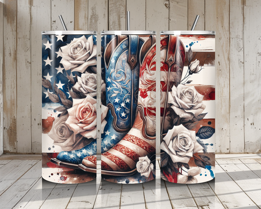 American Flag Boots
