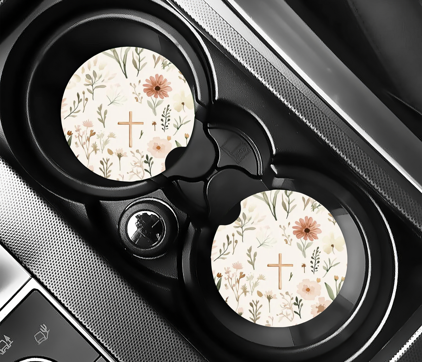 Meadow Floral Christian Cross