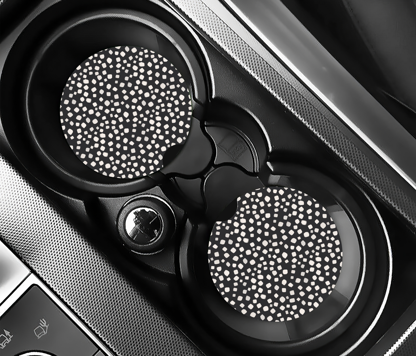 Black & White Polka Dots
