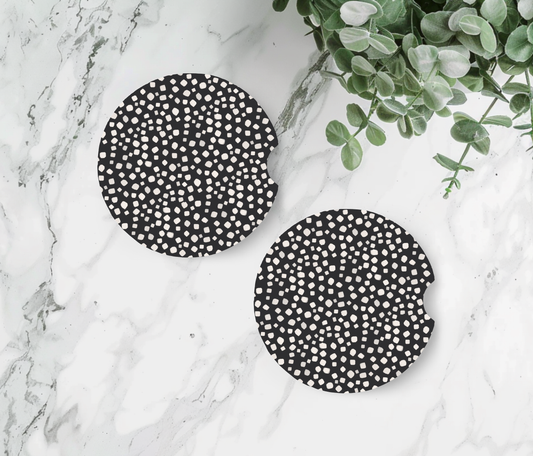 Black & White Polka Dots