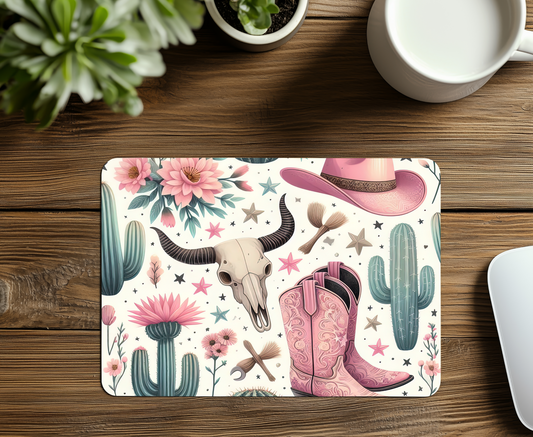 Western Cowgirl Mouse Pad