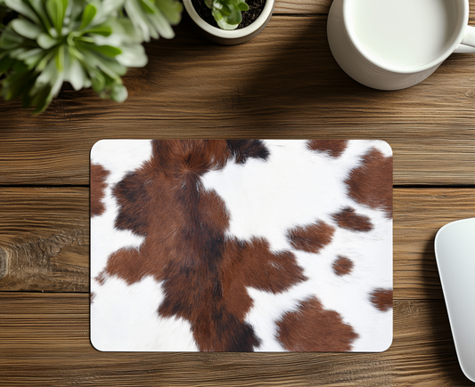 Cow Print Mouse Pad