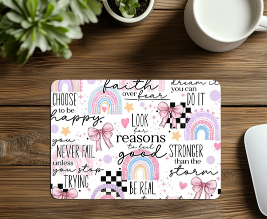 Positive Affirmations Mouse Pad